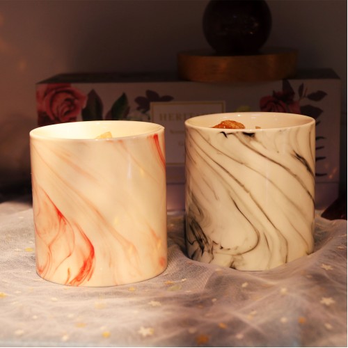 Newest High Quality Printing Colorful Ceramic Jars for Candles for Wedding