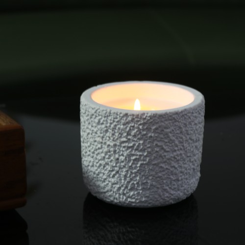 Wholesale Unique  Luxury Candle Bowl Small Ceramic Candle Jars with Soy Wax  Scented Candles