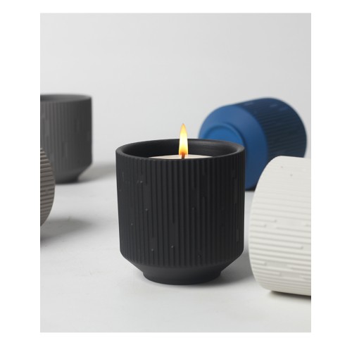 Custom Private Label Original Design Colorful Modern Wholesale Cement Candles Jar