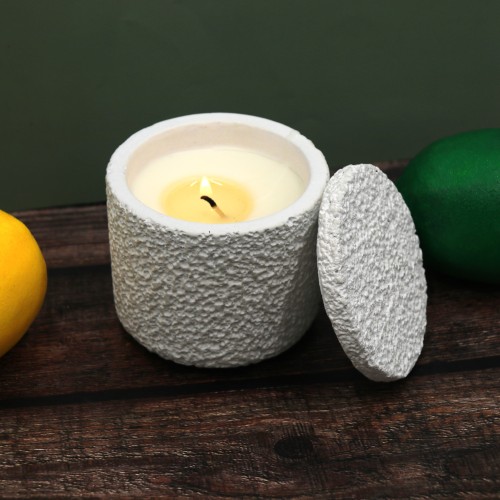 Wholesale Unique  Luxury Candle Bowl Small Ceramic Candle Jars with Soy Wax  Scented Candles