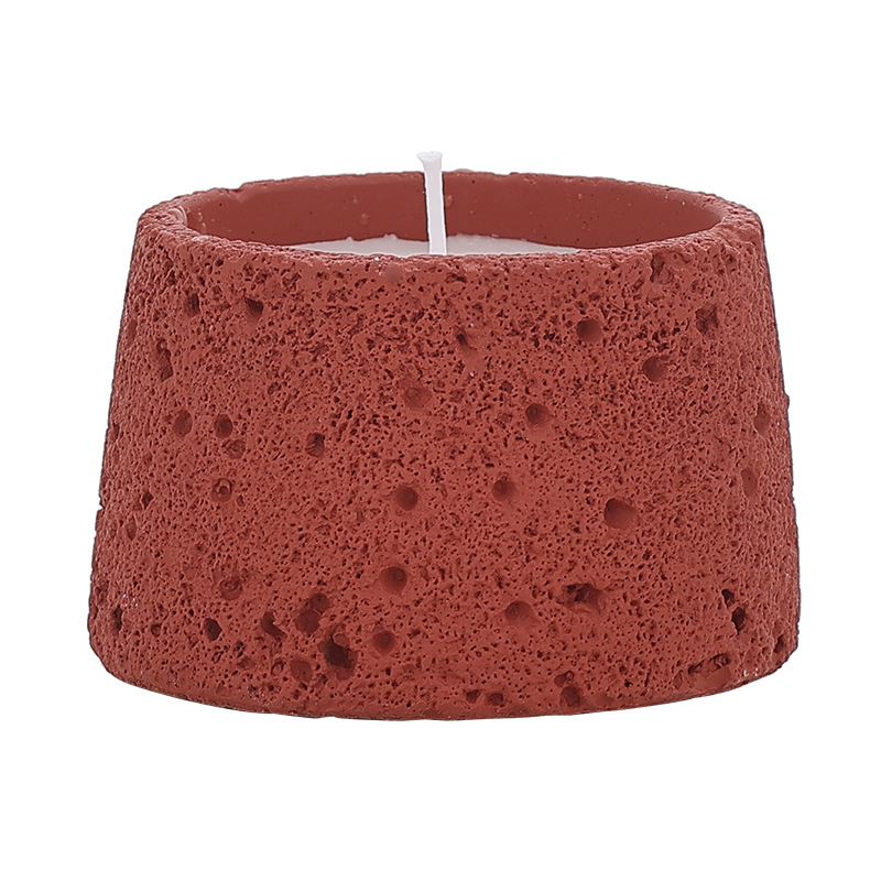 120G Luxurious Cement New Market Home Decorative Candle Making Simple Style Private Logo Big Size Ceramic Candle Jar 