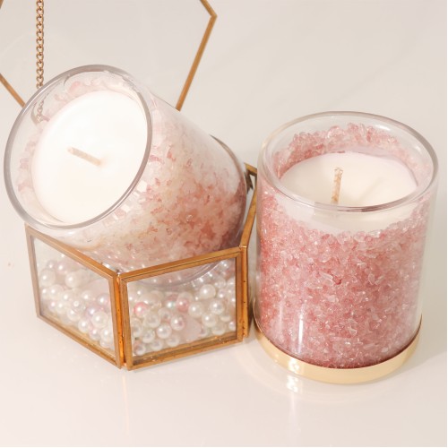 Kabbalah Wholesale Luxury Soy Wax Healing Handmade Aromatherapy Decoration Crystal Scented Candle