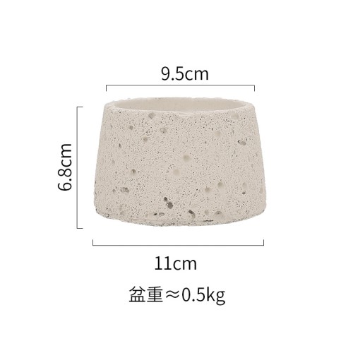 120G Luxurious Cement New Market Home Decorative Candle Making Simple Style Private Logo Big Size Ceramic Candle Jar