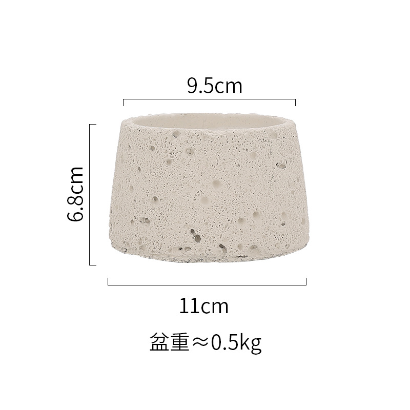 120G Luxurious Cement New Market Home Decorative Candle Making Simple Style Private Logo Big Size Ceramic Candle Jar 