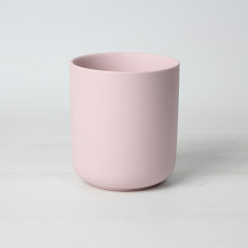 2024 New Arrival Colorful Ceramic Simple Design Empty Candle Jar for Scented Candles