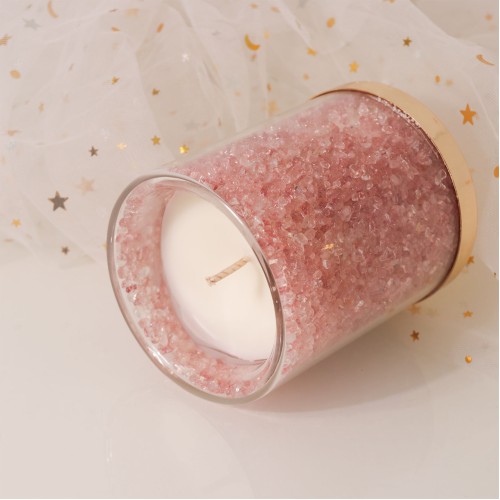 Kabbalah Wholesale Luxury Soy Wax Healing Handmade Aromatherapy Decoration Crystal Scented Candle