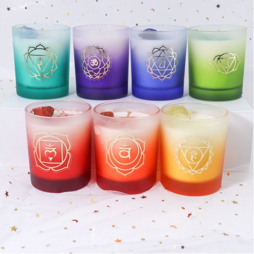 Kabbalah Wholesale Holiday Gift Set Natural Soy Wax Crystal Scented Candle