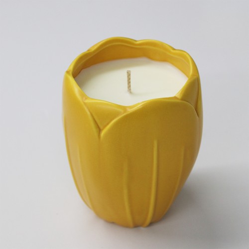 Designer Tulip Flowers Gradient New Arrival Create Luxury Home Decoration Novelty Candles