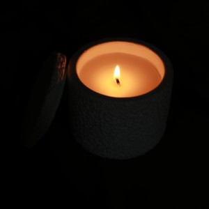 Wholesale Unique  Luxury Candle Bowl Small Ceramic Candle Jars with Soy Wax  Scented Candles 