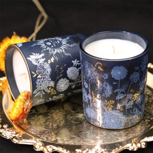 Chakra Hot Sale Eco-friendly Soy Wax Candle Scent Glass Candle with New Design